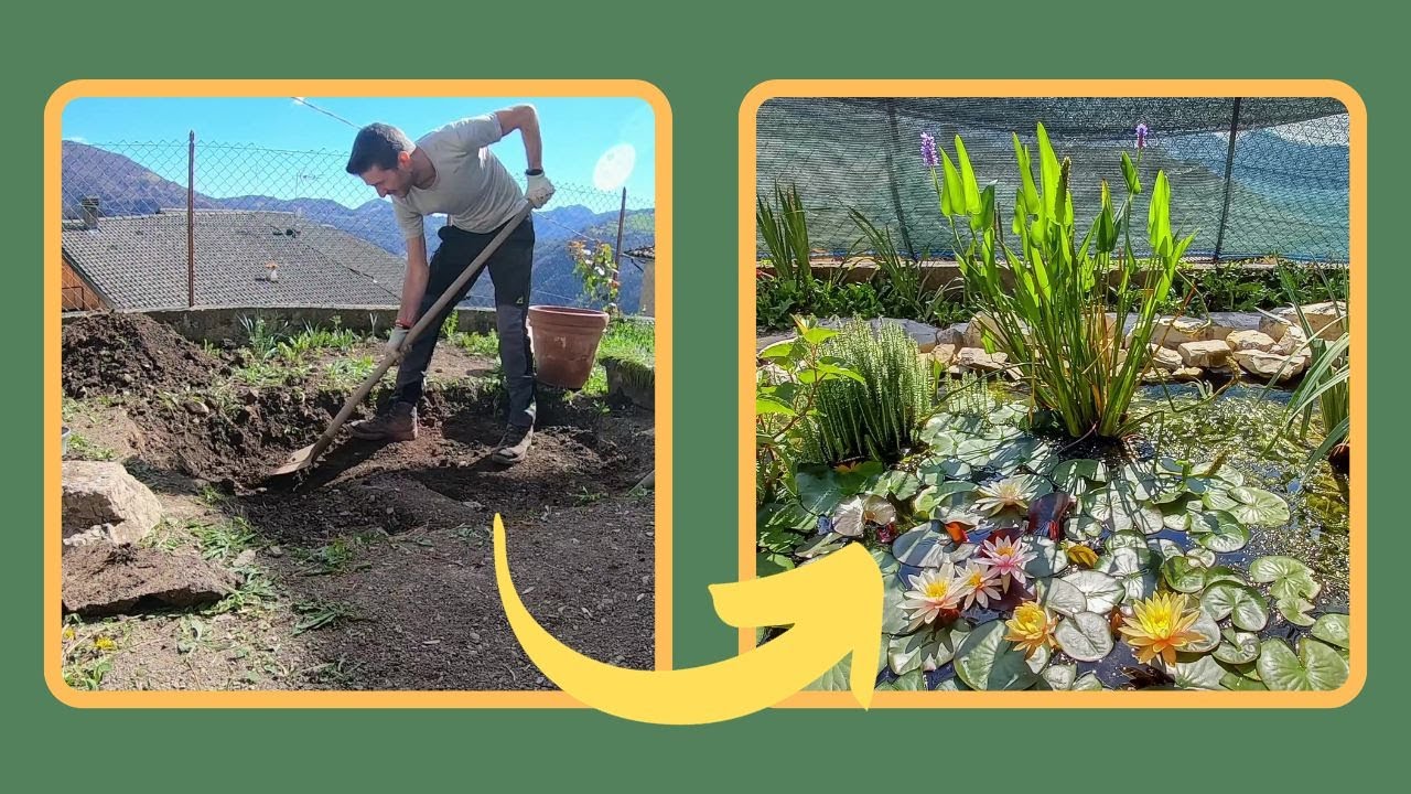 come fare un laghetto da giardino