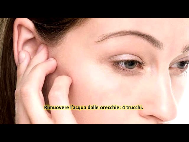 come levare l acqua dalle orecchie