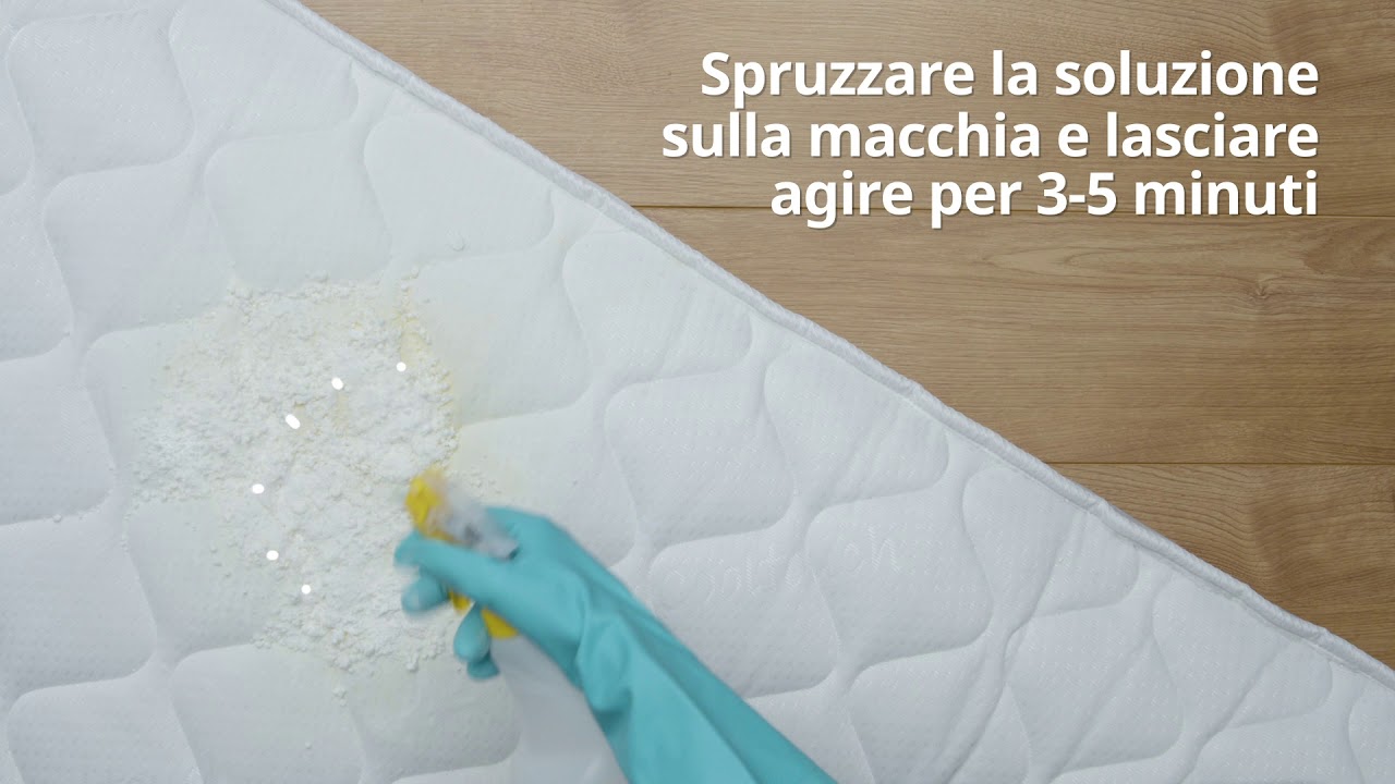 come togliere la puzza di pipi dal materasso
