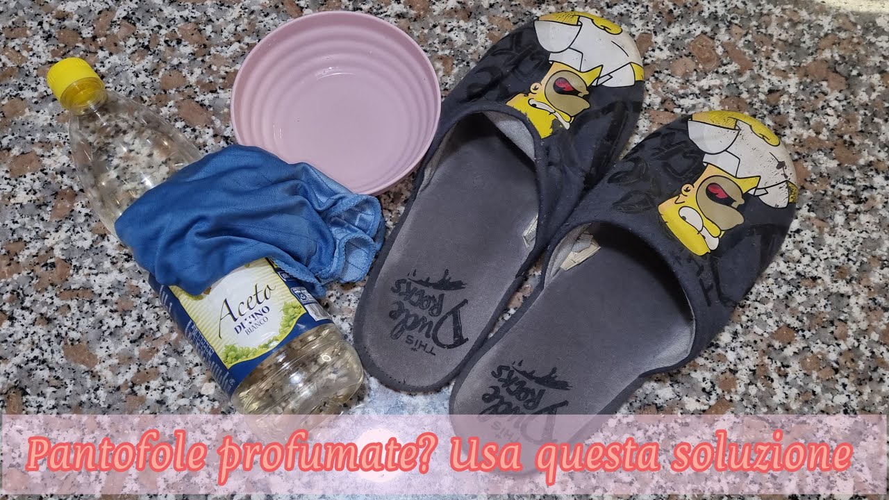 come lavare le ciabatte che puzzano
