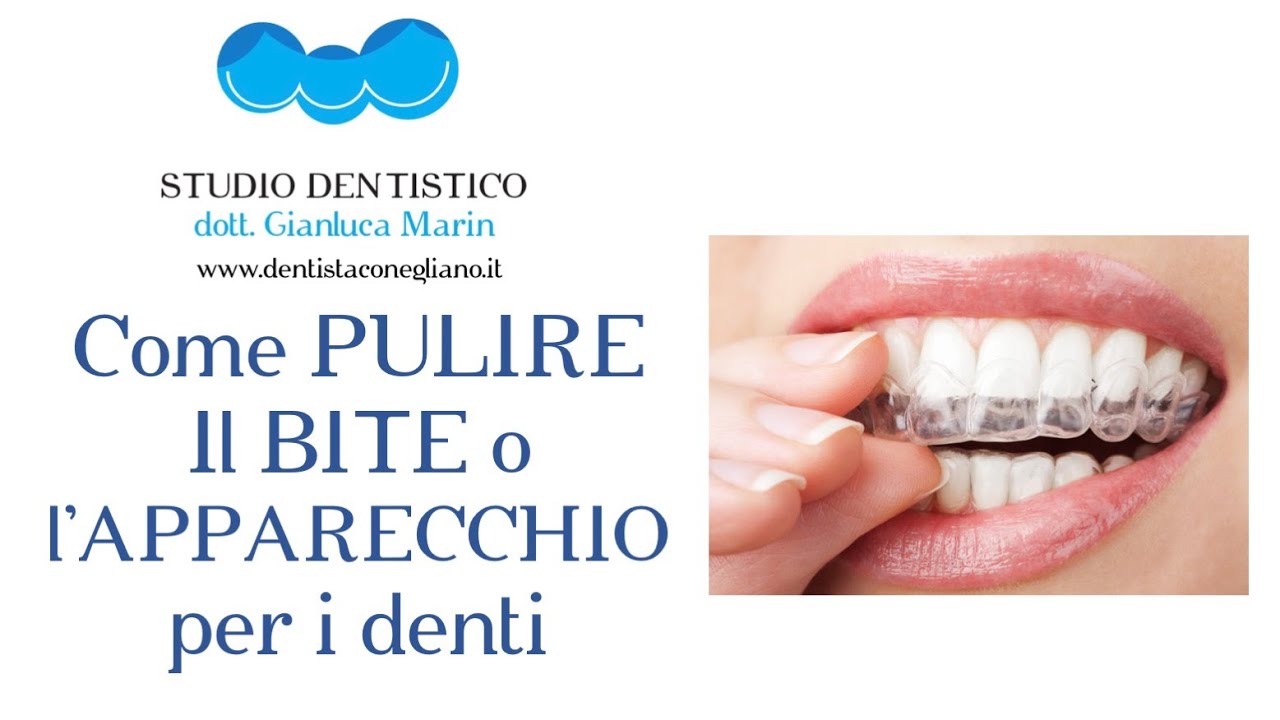 come pulire il bite dal tartaro