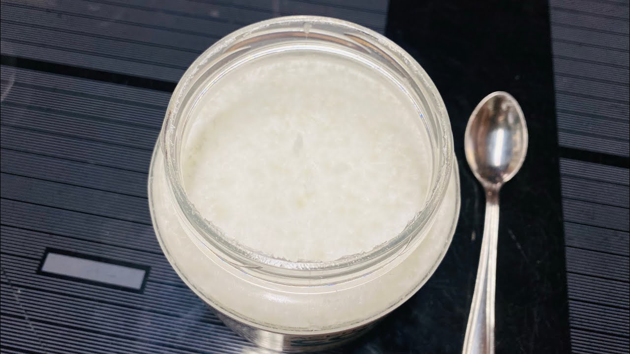olio di cocco per lavare i denti