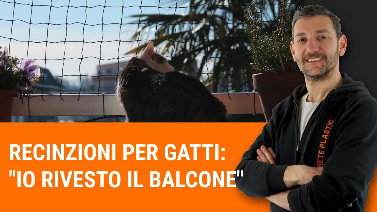 mettere in sicurezza balcone per gatti